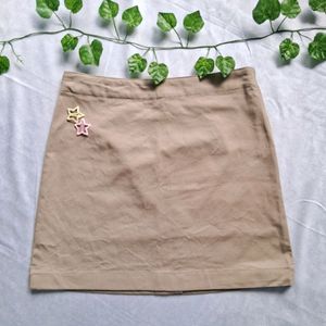 Y2k pinteresty beige skirt