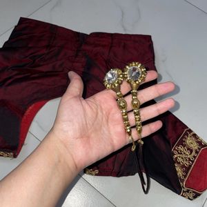 Double shade lehnga