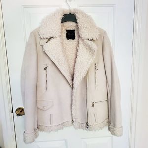 Zara Suede Biker Jacket