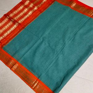 Cotton Silk Pure Gadwal Saree