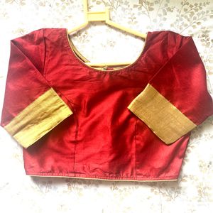 Maroon Blouse Silk