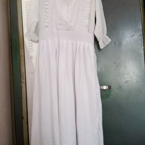 New White Colour Dress