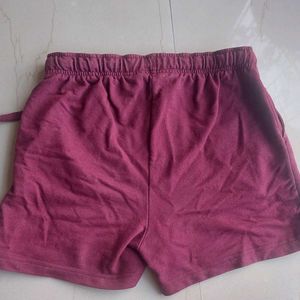 Tokyo Talkies Regular Shorts(Burgundy)(30 Inch)