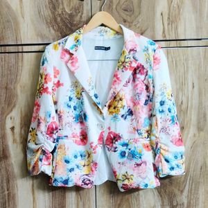 Printed Coat Size-34