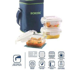 Borosil Glass Lunch Box