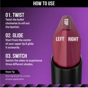 staze 3 In 1 Lipstick - Nude Orchid