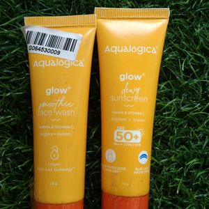 Aqualogica Face Wash & Sunscreen