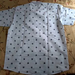 Accox Printed Shirt Regular Fit Size 44 XXL