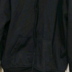 Black Zipper Hoodie