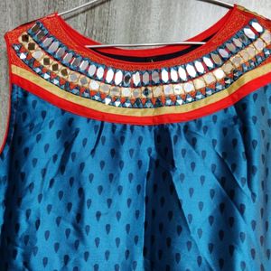 Embellished Blue Kurti