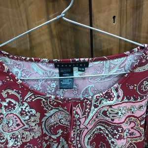 Maroon Colour Top