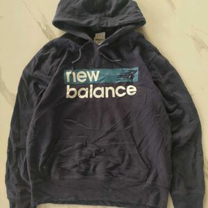 NEW BALANCE HOODIE UPPER NAVY BLUE