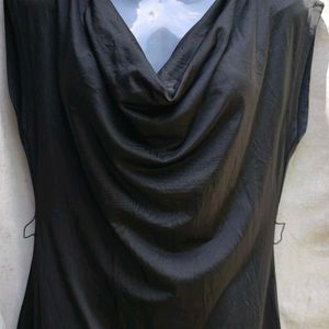 SEXIEST BLACK COWL NECK BODYCON