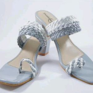 Fancy Grey Women Heels