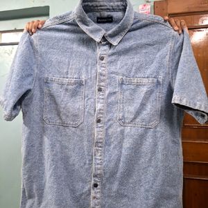 OVER SIZE WINTER XXL DENIM SHIRT