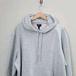 H&M Relaxed Fit Light Grey Hoodie