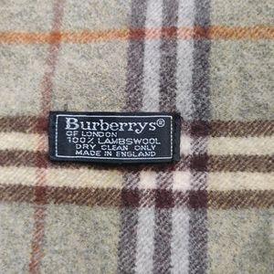 Imported Vintage Burberry London Cashmere Scarf