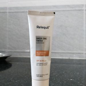 Re'equil Sheer Zinc Tinted Sunscreen