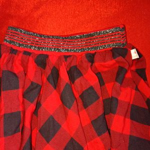 Red N Black Skirt