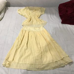 Co-ord Vintage Top And Skirt