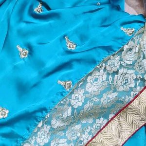 Soft Satin Shining Saree