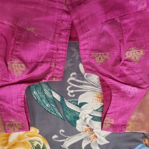 Banarasi Pink Saree