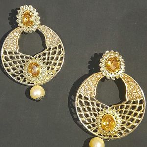 Golden Matalic Earrings