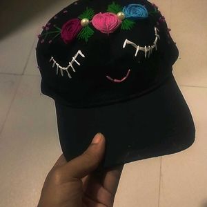 Pinterest Inspired Hand Embroidered Women Caps