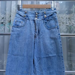 Imported Raw Hem Jean