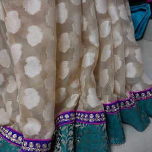 Designer Brasso Saree