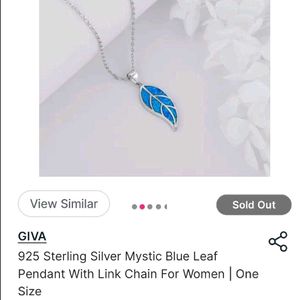 GIVA 92.5 Mystic Pendant Necklace