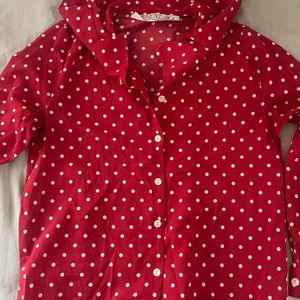 Polka Dots Red Shirt