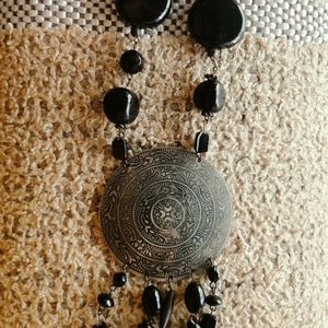 Black Antique Necklace Chain