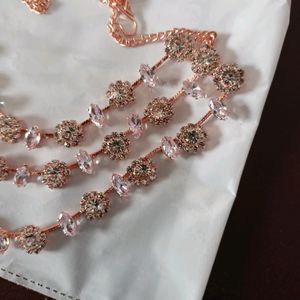 Rose Gold 3 layer Jewellery Set