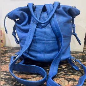 Patrice Breal Leather Bagpack