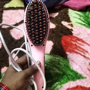 Combo Of Hair Brush And Hair Straightener