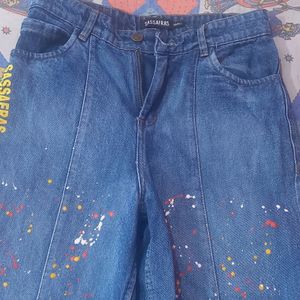 High Waisted Staight Fit JEANS