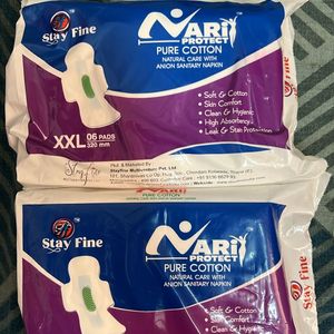 Stay Fine Nari Protect Pure cotton Pad Pack Of 2