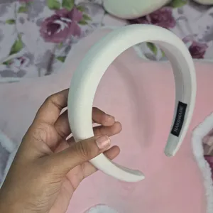 Off White Padded Headband