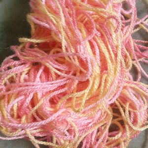 Multy Pink Colour Yarn, Wool