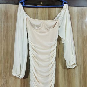 Urbanic Sheer Bodycon Dress