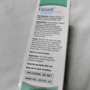 Episoft Gentle Face Wash Cleanser New