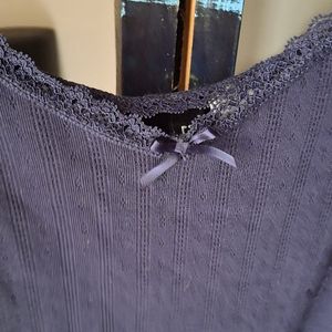 H&M Lace Pointelle Top