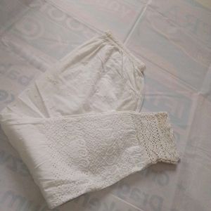 Chikankari Kurti Pant Set