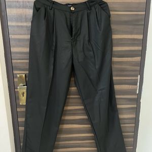 Black Formal Straight Pants