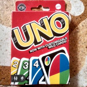 Uno Cards With Customizable Wild Card