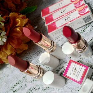 🆓FREEBIE + COMBO OF 3 MYGLAMM LIT SATIN LIPSTICK