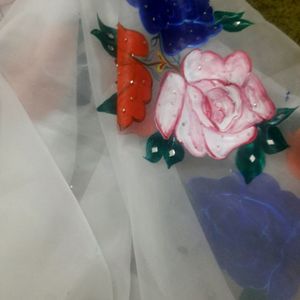 Painted Dupatta