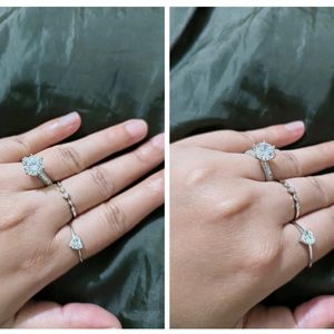 Combo Of 2 Rings From Giva Silver 925 Jwellery ✨