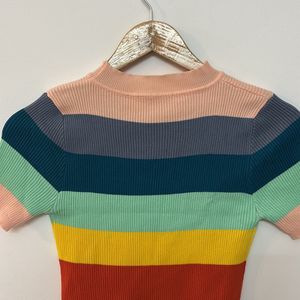 Rainbow Crop Top